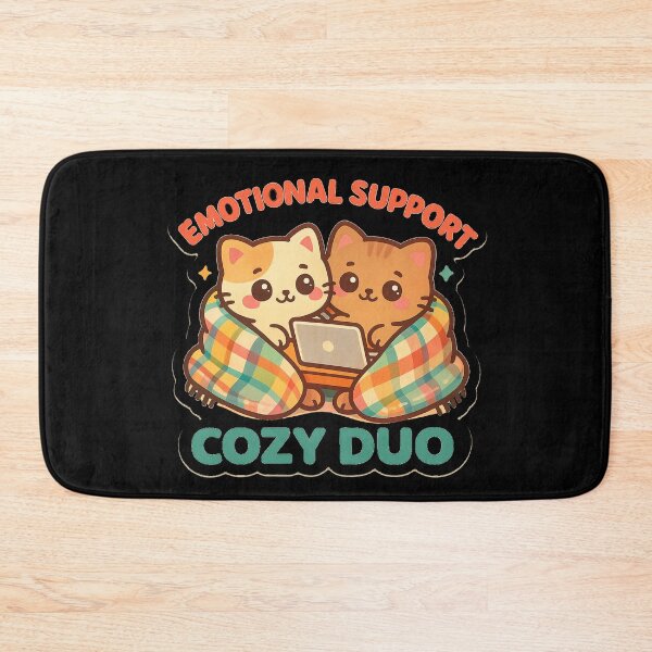 Item preview, Emotional Support Cats – Kawaii Cozy Duo designed and sold by Galskap.