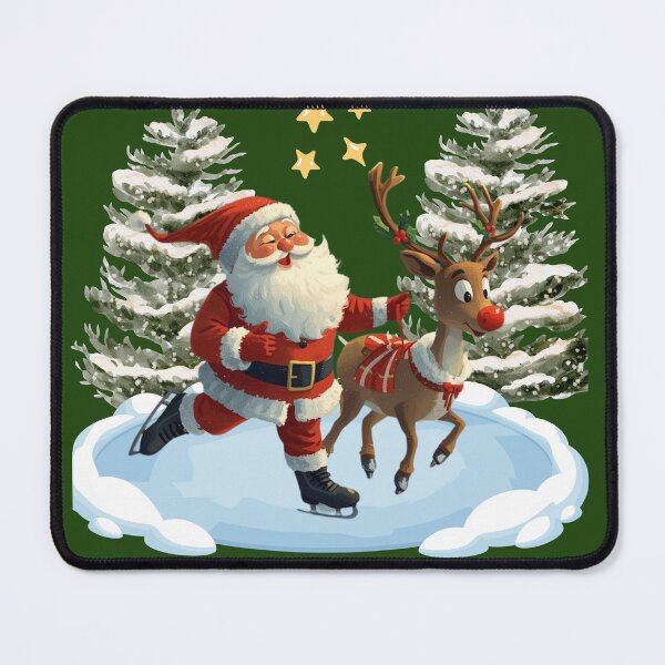 Item preview, Santa Claus on ice skates designed and sold by AVESARTICO.