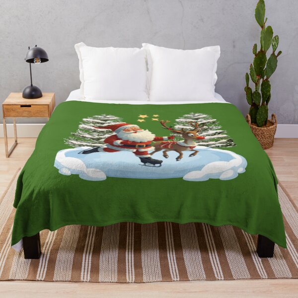 Item preview, Santa Claus on ice skates designed and sold by AVESARTICO.