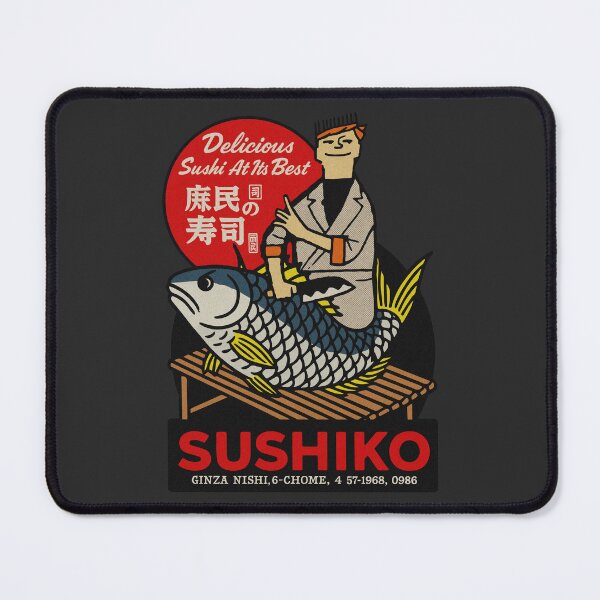 Item preview, Vintage Japan Tuna Sushi Bar designed and sold by Kujo Dangerous Vintage.