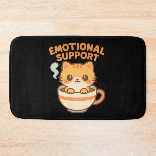 Item preview, Emotional Support Cat – Kawaii Cup Companion designed and sold by Galskap.