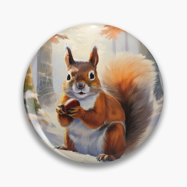 Item preview, Cute squirrel  in the snow designed and sold by Photopat.
