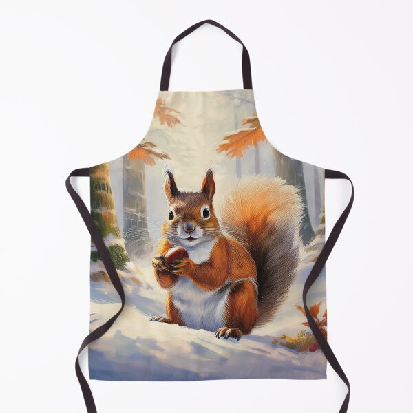 Item preview, Cute squirrel in the snow designed and sold by Photopat.