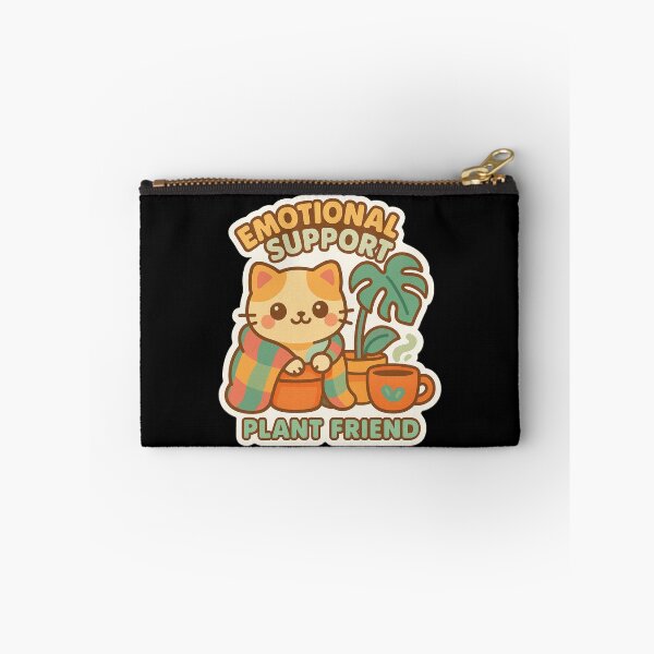 Item preview, Emotional Support Cat – Kawaii Plant Friend designed and sold by Galskap.