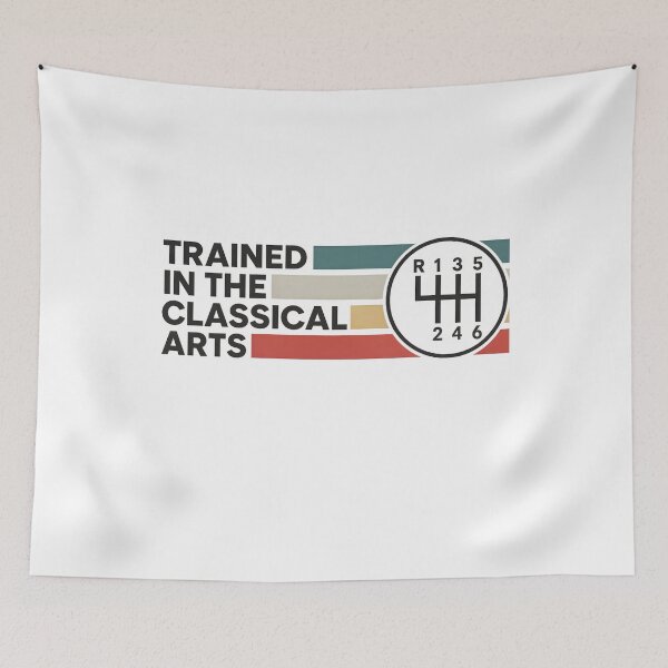 Item preview, Trained In The Classical Arts Funny Manual Transmission Car designed and sold by hemagamo.
