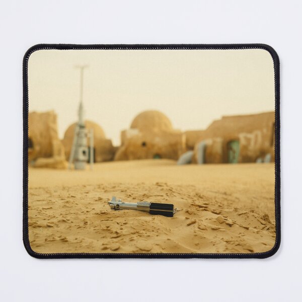 Item preview, Luke Skywalker's lightsaber on the sand of Tatooine, Mos Espa designed and sold by burger77.