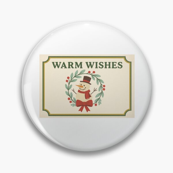 Item preview, Warm Wishes Snowman and Wreath designed and sold by LuzGuz55.