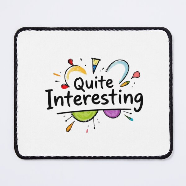 Item preview, Quite Interesting Cute Doodle Typography designed and sold by MystiColo.