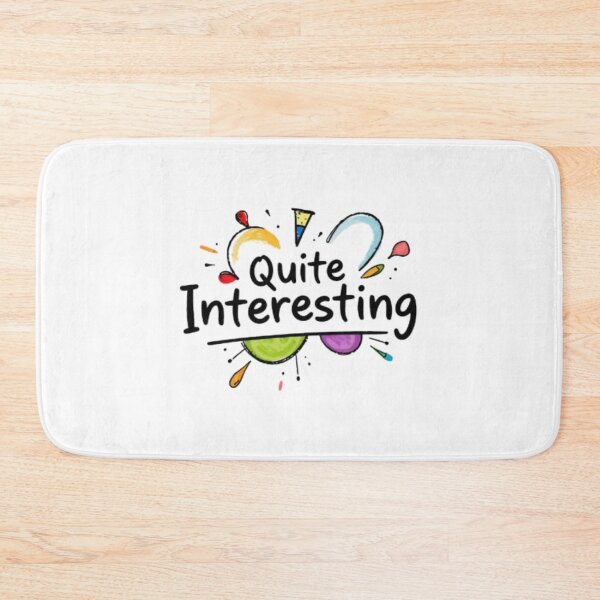 Item preview, Quite Interesting Cute Doodle Typography designed and sold by MystiColo.