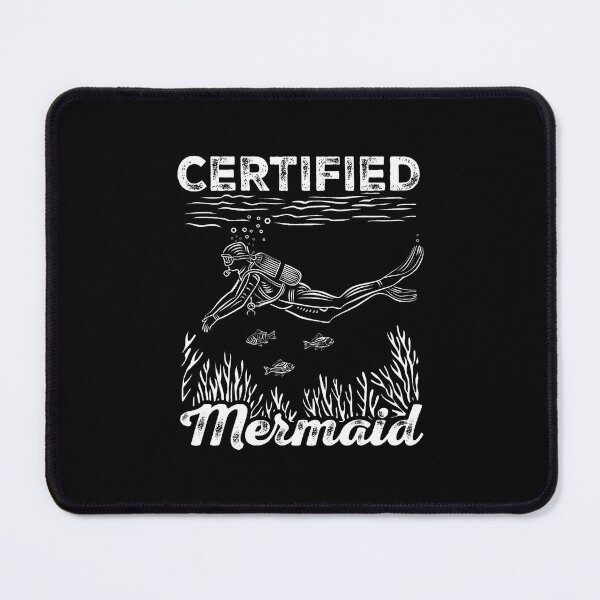 Item preview, Scuba Diving Diver Funny Certified Mermaid Dive Snorkeling designed and sold by TaraAnnie.