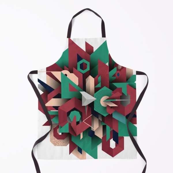 Item preview, Copy of Abstract geometry green meroon designed and sold by INFINITYBOY.