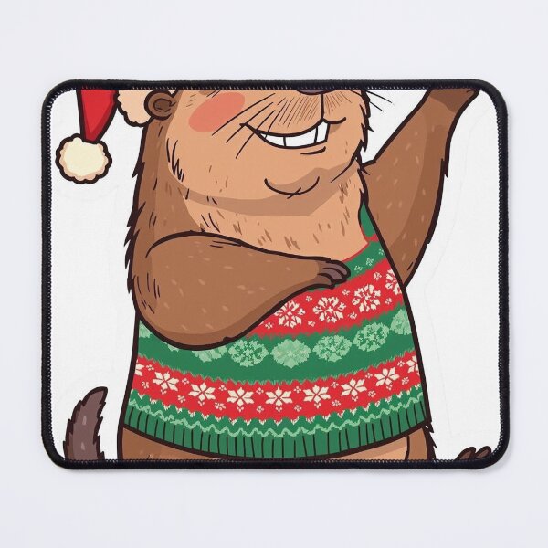 Item preview, Funny Dabbing Capybara Christmas | Cute Santa Hat Holiday Meme Gift designed and sold by Bada-stickers.