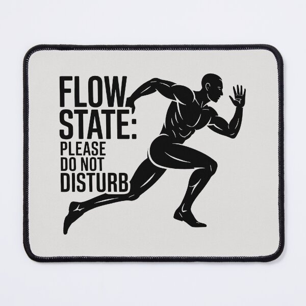 Item preview, Flow State Please Do Not Disturb Runner Focused Mindset Design designed and sold by SplashTastic.