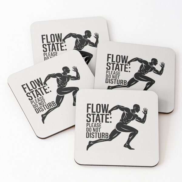 Item preview, Flow State Please Do Not Disturb Runner Focused Mindset Design designed and sold by SplashTastic.