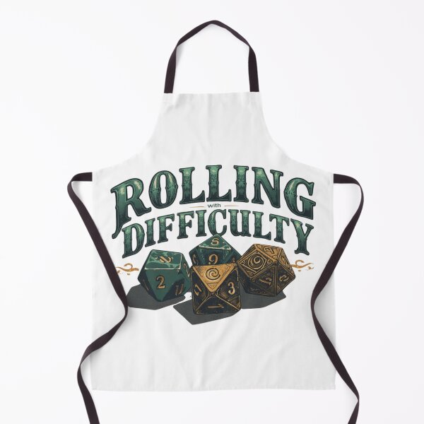 Item preview, Rolling With Difficulty – Fantasy Dice Art designed and sold by RED-MOUSE.