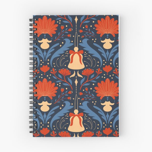 Item preview, Festive Bell & Floral Pattern designed and sold by Kozee.