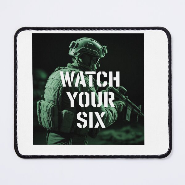Item preview, Watch Your Six Patch designed and sold by Callsign 84.