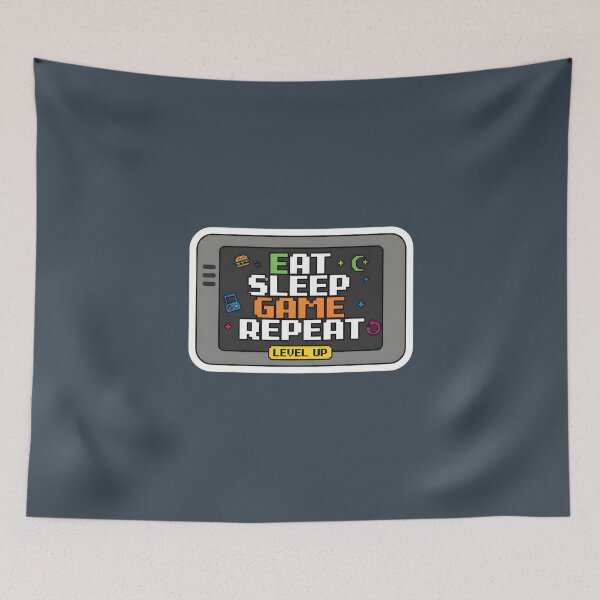 Item preview, Eat Sleep Game Repeat designed and sold by musthavewords.