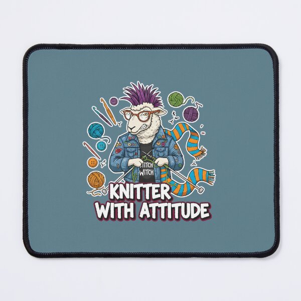 Item preview, Knitter With Attitude designed and sold by musthavewords.