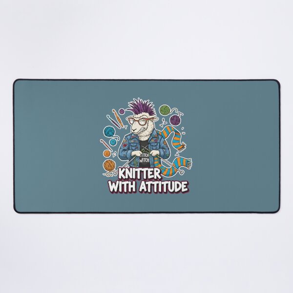 Item preview, Knitter With Attitude designed and sold by musthavewords.