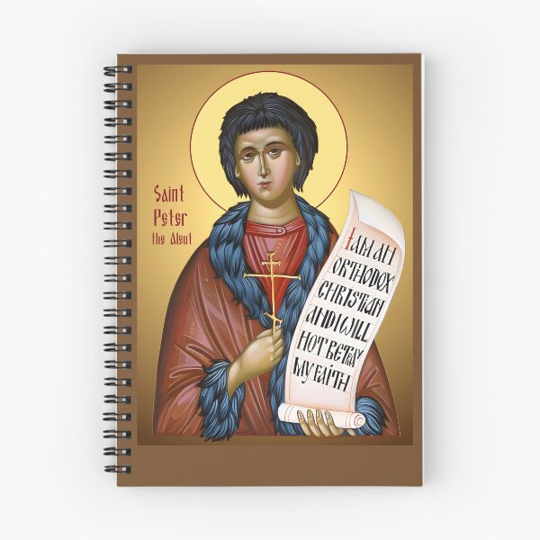 Item preview, Saint Peter the Aleut, Saint of Alaska , Orthodox icon  designed and sold by orthodox-icon.