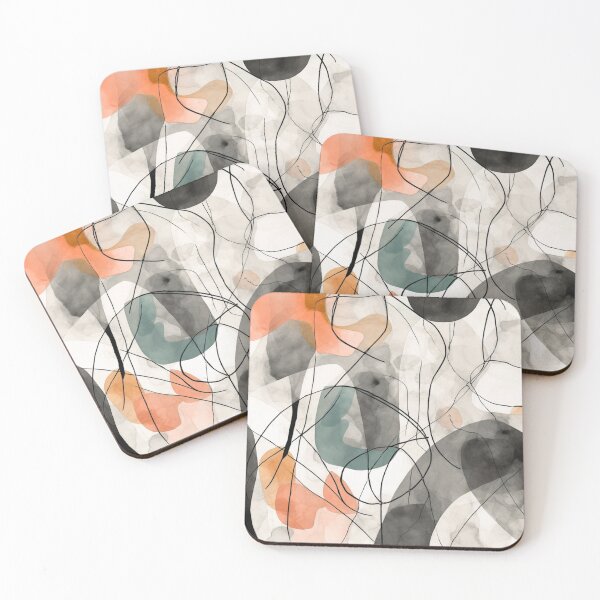 Item preview, WATERCOLOR ABSTRACT ART PATTERN BACKGROUND 3 designed and sold by infinitearte.