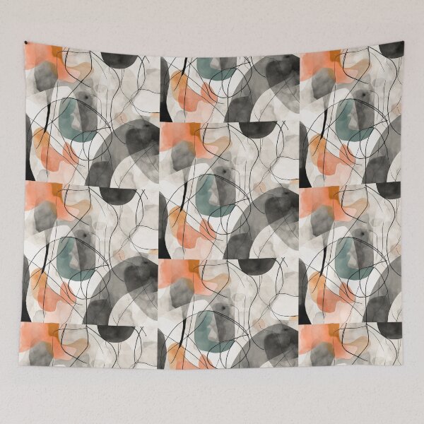 Item preview, WATERCOLOR ABSTRACT ART PATTERN BACKGROUND 3 designed and sold by infinitearte.