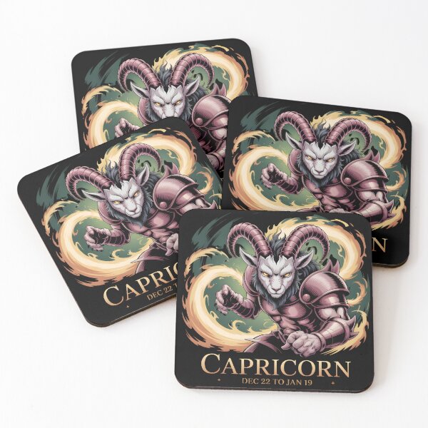 Item preview, Capricorn Energy – Zodiac Warrior Illustration designed and sold by SoftyDesigns.