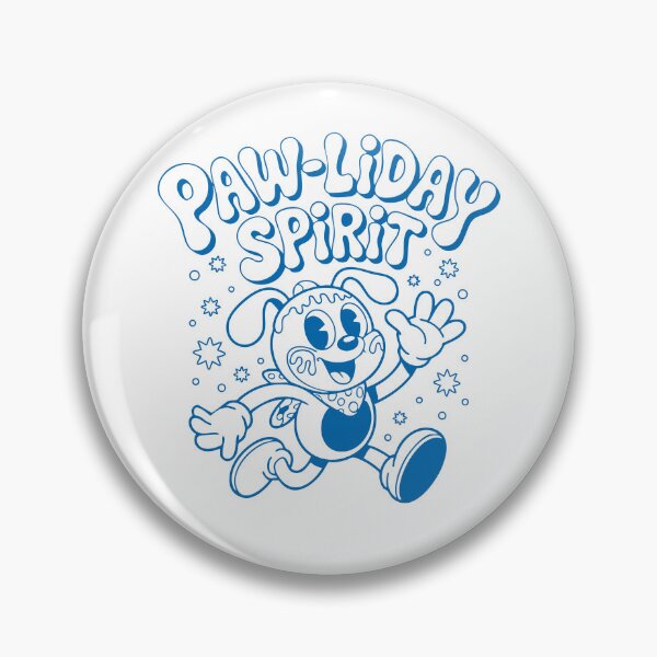 Item preview, Paw-liday Spirit — Playful Dog Retro Rubber Hose Cartoon designed and sold by Mdozet.