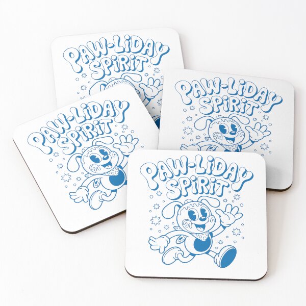 Item preview, Paw-liday Spirit — Playful Dog Retro Rubber Hose Cartoon designed and sold by Mdozet.