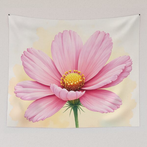 Item preview, Watercolor Blooms - Cosmos flower designed and sold by Petalandfur.