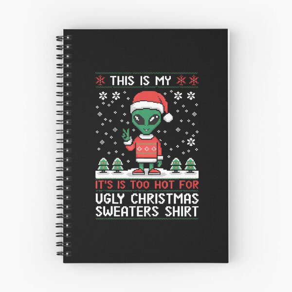 Item preview, Funny Christmas Alien - Ugly Christmas 	 - Alien Face designed and sold by DonnieJennie.