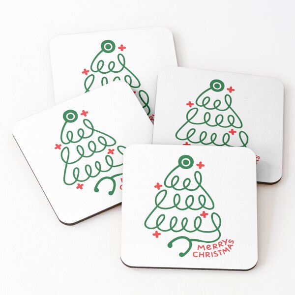 Item preview, Merry Christmas Stethoscope, CNA gift, Christmas, Nurse holidays, Xmas for medical worker designed and sold by toongstudio.