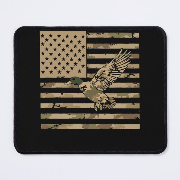 Item preview, Camouflage Mallard Duck Hunting Camo Waterfowl American Flag designed and sold by clothesy7.