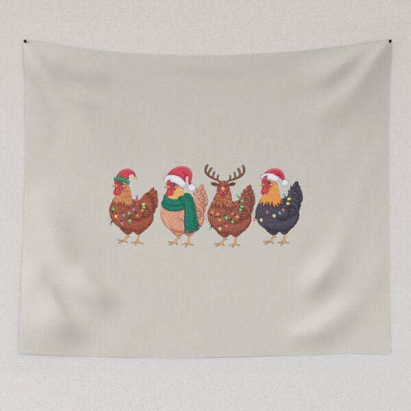Item preview, сute christmas chickens Christmas Farm designed and sold by OLIHESSEL.