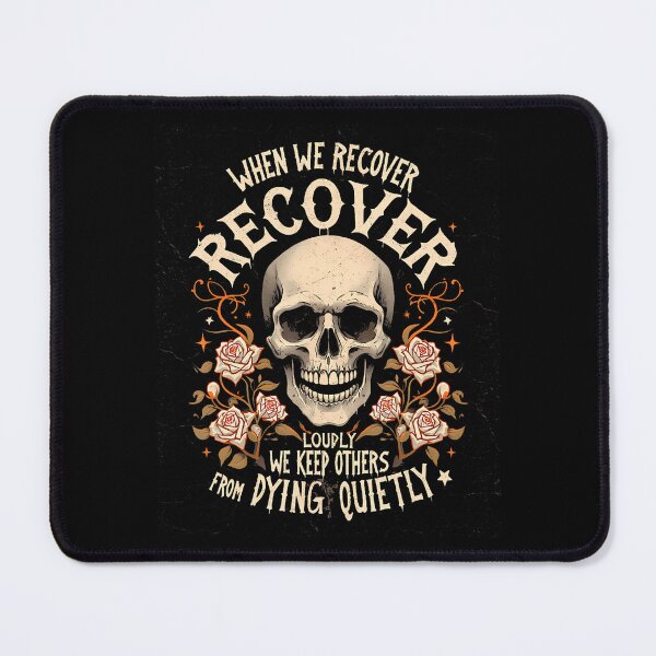 Item preview, Retro Addiction Recovery Narcotics Anonymous Sobriety Skull designed and sold by ChelseaEula.