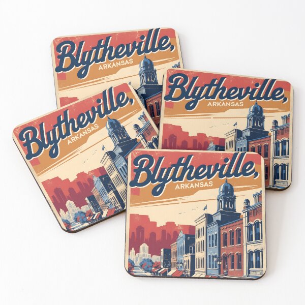 Item preview, Blytheville Arkansas USA Vintage Travel Tourism  designed and sold by TravelersGems.