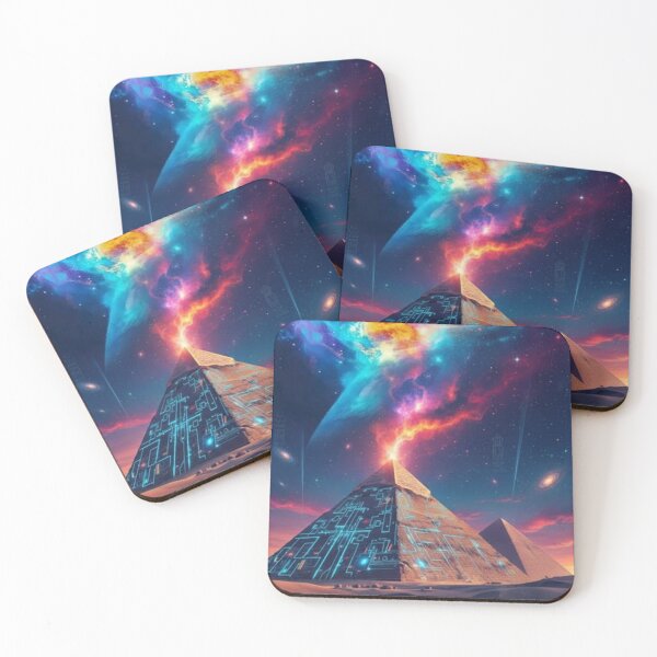 Item preview, The galaxy above the Pyramids designed and sold by ReemArtGallery.