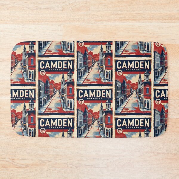 Item preview, Camden Arkansas USA Vintage Travel Tourism  designed and sold by TravelersGems.