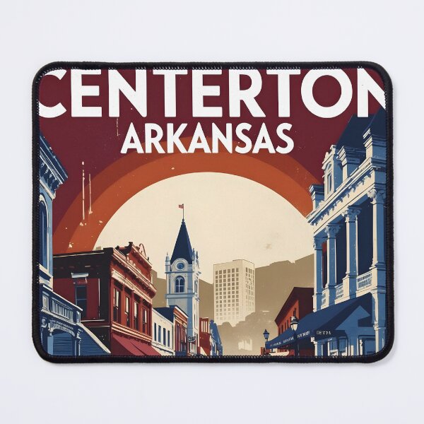 Item preview, Centerton Arkansas USA Vintage Travel Tourism designed and sold by TravelersGems.