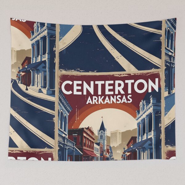 Item preview, Centerton Arkansas USA Vintage Travel Tourism  designed and sold by TravelersGems.