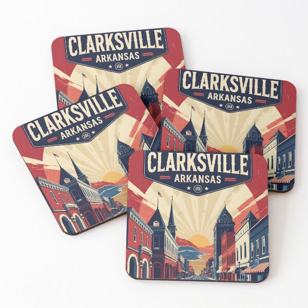 Artikelvorschau, Clarksville, Arkansas, USA – Vintage-Reisen und Tourismus entworfen und verkauft von TravelersGems.