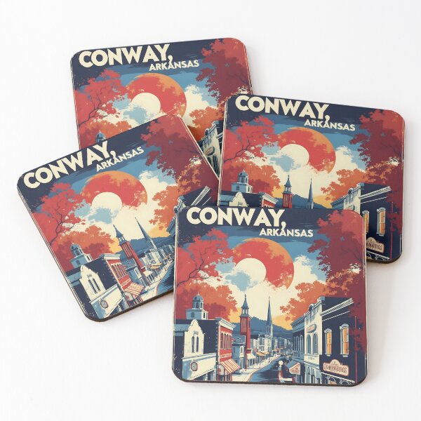 Item preview, Conway Arkansas USA Vintage Travel Tourism  designed and sold by TravelersGems.