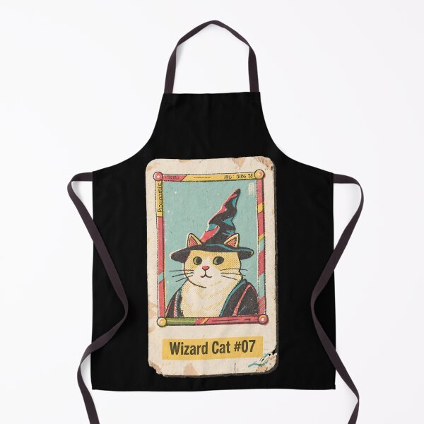 Item preview, Wizard Cat HP Stat Trading Card - Retro Pop Art Aesthetic designed and sold by Catophile.