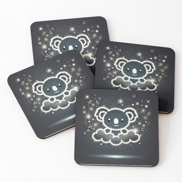 Item preview, Kawaii Galaxy Koala Starry Cloud Spirit designed and sold by BigBlueArt.