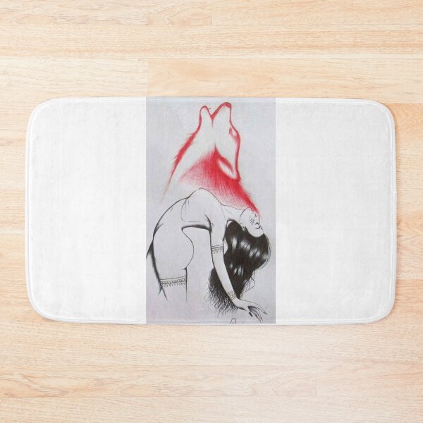 Item preview, She Wolf – Dark Wolf Human Illustration | Wolf Spirit Art designed and sold by SirMarcRichards.