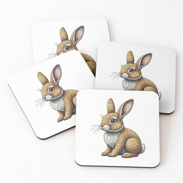 Item preview, Embroidered rabbit designed and sold by PrintLabStudio.
