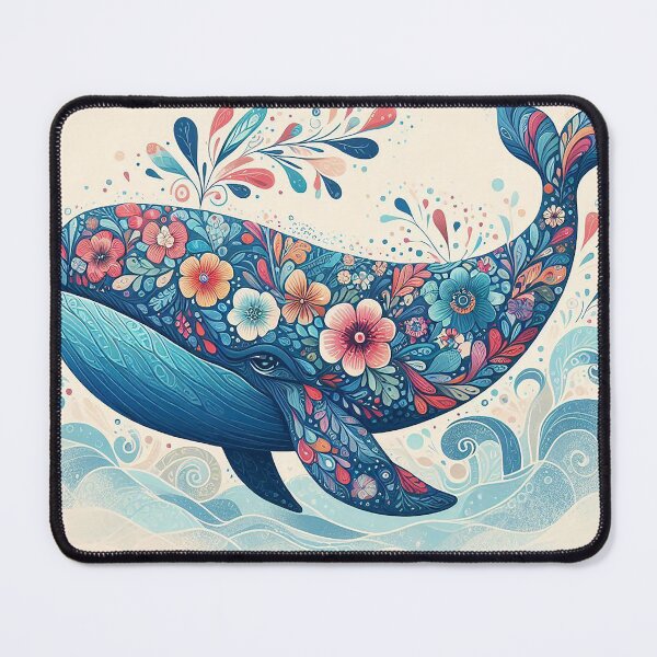Item preview, Whale Emblem Adorned with Thai Floral Motifs designed and sold by Vanich-Panich.