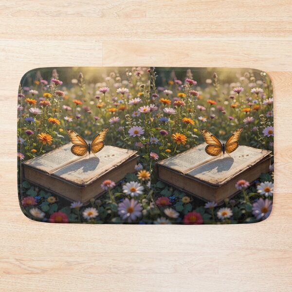 Item preview, Nature Enchanting Scenes Books Blooming Among Beautiful Flowers designed and sold by ART ATTACK ZONE.