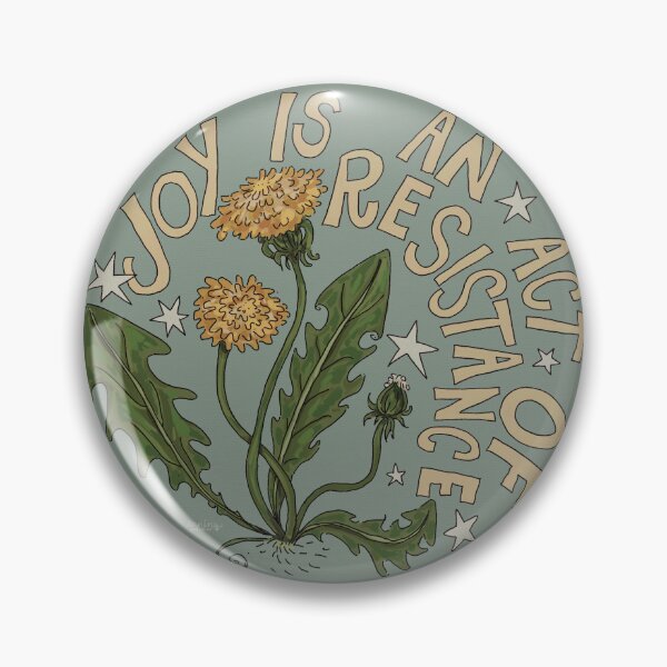 Item preview, Joy is an act of resistance (blue version) designed and sold by anninapaelstar.